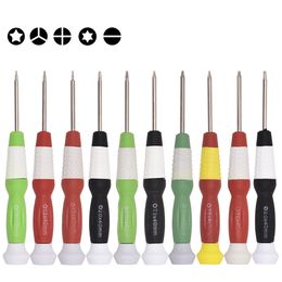 126mm Precision Screwdriver P2 P5 0.8 1.2 Pentalobe T3 T4 T5 T6 Y 2.0 1.2 1.5 2.0 Phillips Flatted for Switch Air Pro iPhone Repair Tools
