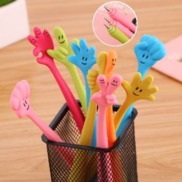 Creative Ballpint Pen Silicone Arbitrarily Bended Pens Cute Finger Ballpoint Pens School Office Supply Kids Gift Stationery