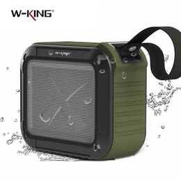 W-KING S7 Portable NFC Wireless Waterproof Bluetooth 4.0 Speaker with 10 Hours Playtime for Outdoors/Shower 4 colors