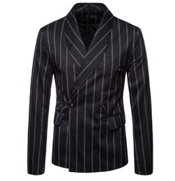 Black & White StripeTuxedos High Quality Wedding Suits For Best Men One Piece Mens Suit RUR Size M-4XL