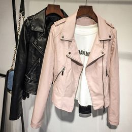 Top Quality Original Design Women's female's bat Leather Jacket Blazer new DJ punk leather short jacket Motorcycle Jacket 2colors