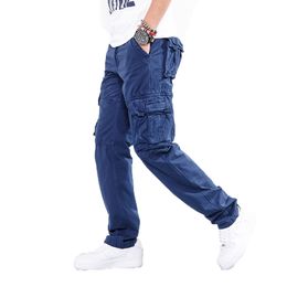 Мода - Тактическая война игра Грузовые брюки Мужские мешковатые повседневные брюки Мужские брюки армии Активный японский хип-хоп