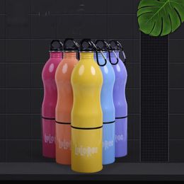 Cycling Climbing Jogging Bottles Portable Large Capacity Double Wall Insulated Thermos Flasks Stainless Steel Water Bottle