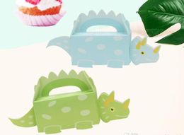 Dinosaur Candy Box Baby Cut Animal Paper Gift Boxes Decoration for Kids Birthday Party DIY Baby Shower Supplies