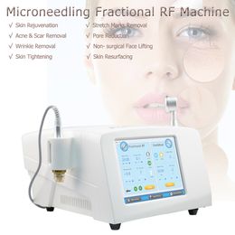 Portable Microneedling fractional Microneedle RF therapy machine for acnes scars removal Fractional RF radio frequency microneedling machine