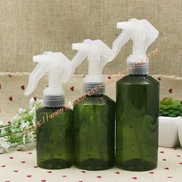 100ml/150ml/200ml olive green PET trigger spray bottle with clear sprayer gun.water spray bottle,toilet water refillable bottle