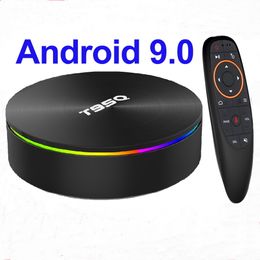 T95Q 4K Android TV Box Android9.0 4GB RAM 32GB ROM Amlogic S905X3 2.4&5G WIFI BT4.1 USB 3.0 H.265