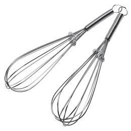 Hot Stainless Steel Grip Wire Whisk Mixer Egg Beater 13cm Long Baking tools Kitchenware