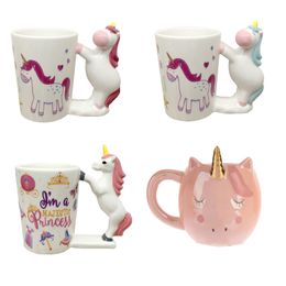 1 Pc Ceramic Mug Adorable Cartoon Unicorn Design Office Coffee Cup 1 Pc Ceramic Mug Adorable Cartoon Unicorn Design Office Coffee Cup