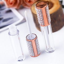 5ml Round Lip Gloss Tubes Clear Plastic Empty Lip Gloss Bottles Cosmetic Packaging Containers Fast Shipping F3944