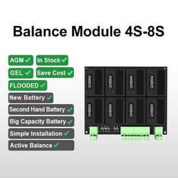 Durable 8S 24V Batteries Balancer BMS for Most Polymer Battery Best Quality Lithium Equalizer for 3.2V 3.7V LIFEPO4 Batteries GNE004