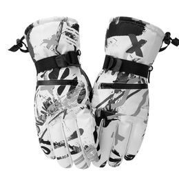 Winter Ski Thermal Gloves Men Women Outdoor Warm Thicked Plus Velvet Windproof Non-slip Gloves Waterproof Touch Screen Gloves VT1699