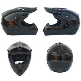 Off-road Motocross Helmet Motorcycle Helmets Open Full Face Offroad ATV Cross Racing Bike Moto Casque Motor Parts183r