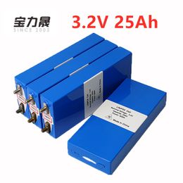 4PCS 3.2v 26ah LiFePo4 battery rechargeable li polymer cell for 12V25AH pack e-bike 3C 75a convertor HID solar light
