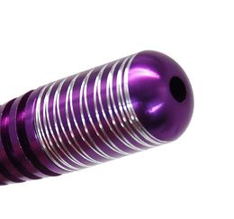 New creative bowling ball shape pipe aluminum alloy nose pipe