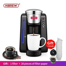HiBREW filter Coffee Machine K-Cup brewer, Kcup Single Cup Coffee Maker Capsule Machine Automatic Maker powder