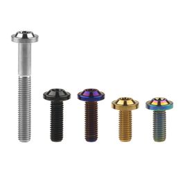 Titanium Bolt M8x20 25 30 60 70mm Torx Head Ti Screw for Motorcycle V Brake Forks Parts Fasteners