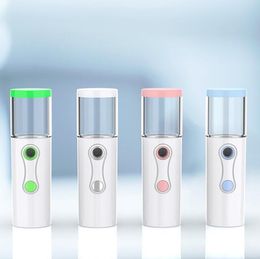 Nano Mist Sprayer Facial Body Nebulizer Steamer Mini Moisturising Handheld Portable hydrator sprayer Skin Care Face Spray Tools HHD1602