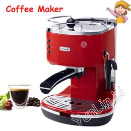 Household Semi-automatic Coffee Maker Italian Coffee cooker Espresso Maker 15 Bar tea maker Cappucino System ECO310