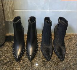 new style fashionable lady short boots, design diversity sexy lady banquet wedding rivet boots + box