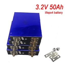 8pcs lithium 3.2v 50Ah lifepo4 battery Lithium iron phosphate for diy 48v 12V 400Ah scooter bike inverter vehicle