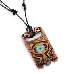 Legend of Zelda Keychain Sheikah Slate Pendant Handmade Keyring Breath of the Wild Game Jewellery key Holder llavero zelda COSPLAY1242c