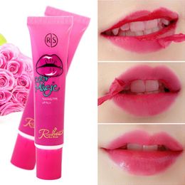 6 Colors Tint Tear Pull Lipgloss Moisturizer Lip Gloss Waterproof Makeup Lip Stick Long Lasting Liquid Lipstick