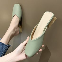 New Baotou half slippers for women in early summer of 2020 X1020