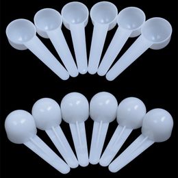 5g 10ML Plastic Spoon Measuring Scoop Measure Spoons for Milk DIY Mask Kitchen Tool White Clear colors