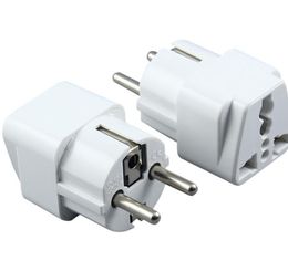2022 new Universal AC Power Plug Converter Adapter UK/US/AU To EU Plug Adapter Travel Charger Adapter Electrical Plug Socket
