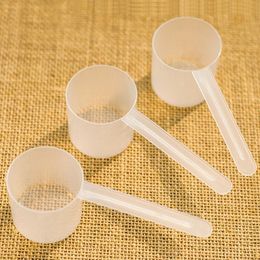 Free shipping 30 Grammes 60ML transparent plastic HDPE scoop / spoon for milk /washiing powder, bulk pack LX3644