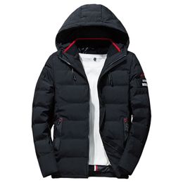 New Winter Men Coat Casual Parka Outwear Waterproof Thicken Warm hooded Outwear Jacket Plus Size 3XL 4XL 5XL 201126