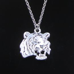 Fashion 27*24mm Roaring Tiger Head Pendant Necklace Link Chain For Female Choker Necklace Creative Jewellery party Gift