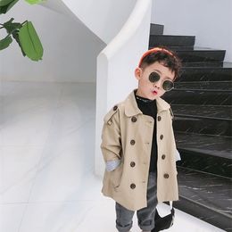 Kids Boy Fashion Trench Coat Boys Autumn Spring Warm Korean Kids Boy Fashion Trench Coat Boys Autumn Spring Warm Korean