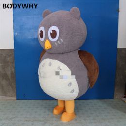 Mascot Costumes 2020 Owl Mascot Costume Grey Suits Party Game Dress Outfits Clothing Advertising Promotion Carnival Easter Adults