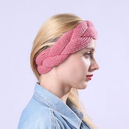 Knit Braid headband winter warm headband Stretchy Hair Bands Headwraps Hair Accessories for women girls fashion will and sandy gift