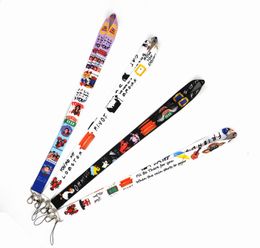 Cell Phone Straps & Charms 20pcs Cartoon Movie Lanyard Strap For Keychain ID Card Cover Pass Gym USB Badge Holder Key Ring Neck Straps Accessories Jewellery Gift #24