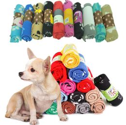 Soft Fleece French Bulldog Blankets Autumn/Winter Warm Pet Dog Bed Mat for Dogs Cushion Blanket Puppy Cat Sleeping Covered Mats