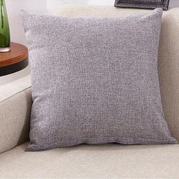 Cushion/Decorative Pillow 40x40cm Solid Sofa Car Cushion Soft Linening Waist Anti-Slip Bedroom For Home Office Use1