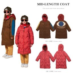 Pre-sale 2020 autumn and winter children's clothing for boys and girls, children's cotton hooded double-sided coat LJ201120