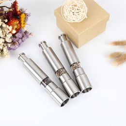 Stainless Steel Pepper Grinder Portable Manual Pepper Muller Seasoning Grinding Milling Machine Mini Cooking kitchen