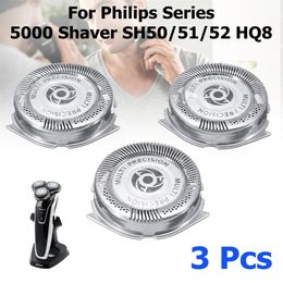 3Pcs Shaver Razor Blades head Replacement Cutter Tips for PHILIPS Series 5000 Shaver SH50/51/52 HQ8 W9592