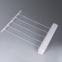 New Nylon Wall Hanger Retractable Indoor Clothes Hanger Magic Drying Rack Towel Rack Clothesline Clothes Dryer Clothes Line Rope Y200407