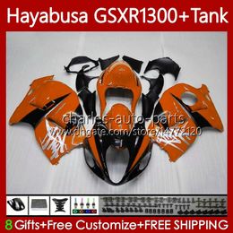 Body Kit For SUZUKI Hayabusa GSXR 1300CC 1300 CC 2002 2003 2004 2005 2006 2007 Orange blk 74No.152 GSX-R1300 GSX R1300 GSXR-1300 96-07 GSXR1300 96 97 98 99 00 01 Fairings