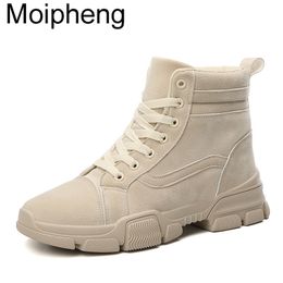 Moipheng Boots Women Winter Botas Mujer Invierno Ankle Boots Warm Plush Ladies Shoes Faux Suede Slim Boots Sexy Red Shoes Y200915
