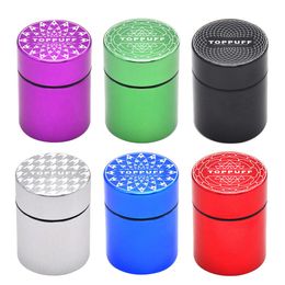 2022 new Aircraft Aluminum Airtight Stash Jar 1.3 Inches Multi-Use Vacuum Seal Portable Storage Container Tobacco Spice Herb