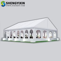 Hot sale Warehouse tents 20*40M with aluminum frame event A-frame tents good price support customiztion PVC fabric for 500 people