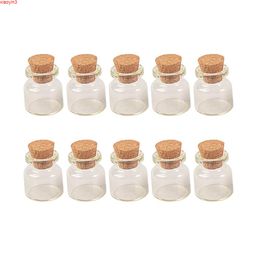 5ml Glass Bottles with Corks Stopper Transparent Mini Jars Vials Small Wishing 22*30*12.5mm 100pcs Free Shippinghigh qualtity