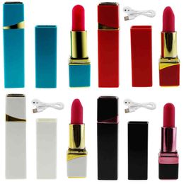 NXY Vibrators Mini Lipstick Vibrator Multi Speed Adjustable Privacy Bullet Clitoris Stimulator Massage Erotic Sex Toys for Women Adult Product 220110