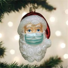 2021 Happy New Year Christmas Ornaments DIY Xmas Gift Santa Claus Tree Pendant Doll Hang Decorations for Home Noel Natal 928 Y201020